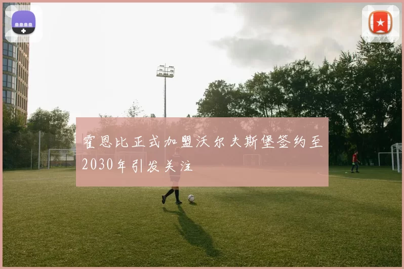 霍恩比正式加盟沃尔夫斯堡签约至2030年引发关注